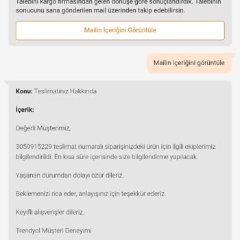 Trendyol Ürünü Göndermek Yerine İptal Etti Ve Puanlarım Silindi