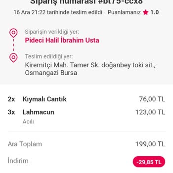 Yemeksepeti Siparişimde Yemeğin İçinde Kıl Çıktı Ve Çiğ