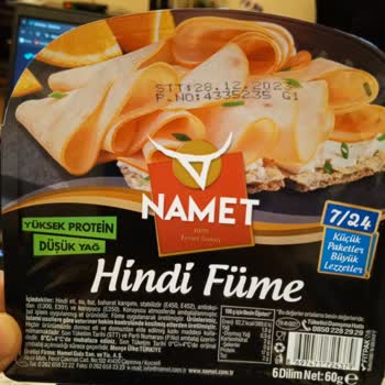 Namet Ambalajı Boş Üretim Hatası