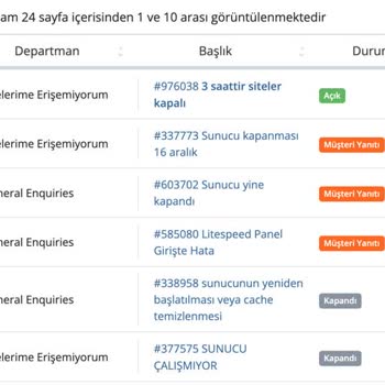 Gofast Host Hizmetleri Çalışmıyor Ve Kesinlikle Destek Vermiyor