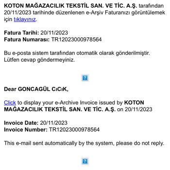 Trendyol Üzerinden Aldığım Koton Marka Ürünün Koton Değişim Yapmaması