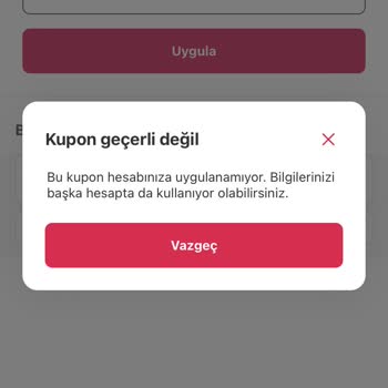 Yemeksepeti Kendi Kafasına Göre Kupon Kullanma Engeli Koyuyor