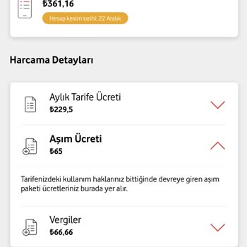 Vodafone Hediye İnternet Varken Aşım Paketi Tanımlandı