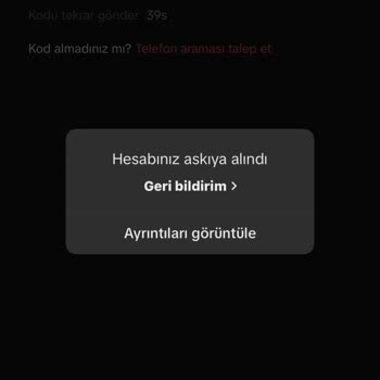 TikTok Haksız Yere Askıya Alınma