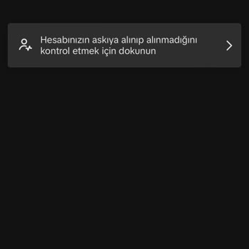 TikTok Haksız Yere Askıya Alınma
