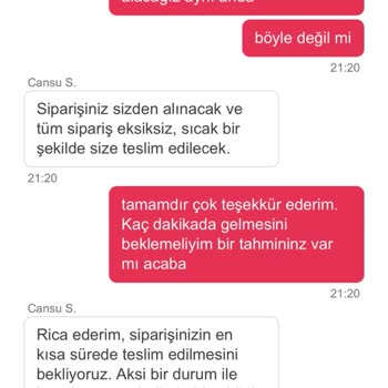 Yemeksepeti Ve Acıbadem McDonald's Siparişimi 3Saat Oyalayıp Getirmedi