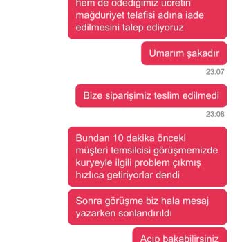 Yemeksepeti Ve Acıbadem McDonald's Siparişimi 3Saat Oyalayıp Getirmedi