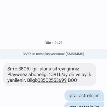 Playweez.com Telekom'la Birlikte Abonelik Adı Altında Paramızı Alıyor.