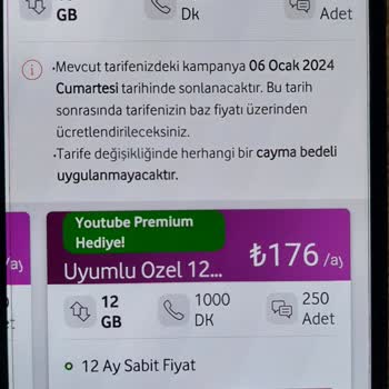 Vodafone Aynı Tarife Farklı Fiyat.
