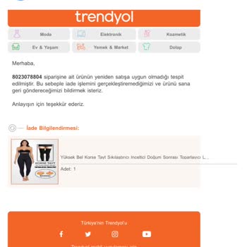 Trendyol Elegance Korse Yırtık Ürün