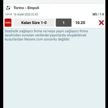 Nesine Bahis Kuponumun Doğru Sonuçlanmasına Rağmen Kayıp Olarak Gösterilmesi