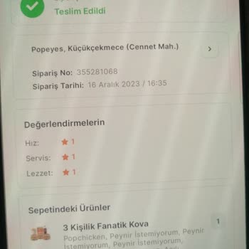 Migros Yemek Paramı İade Etmiyor