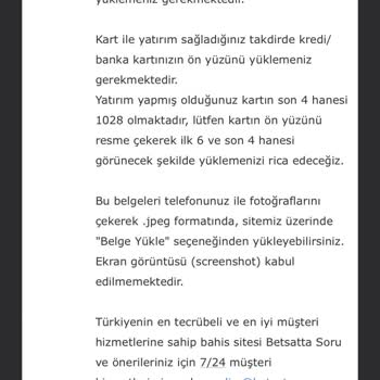 Betsat Paramı Alamıyorum Güvenilir Değilsiniz!