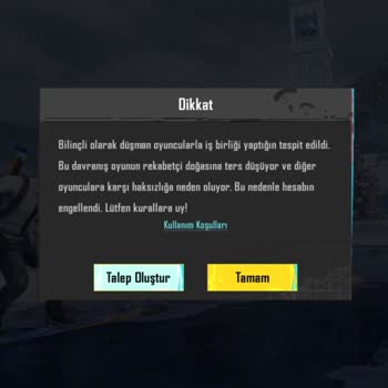 PUBG (Pubgmobile.com) Rakiple Konuşma Sonucu Ban Yeme