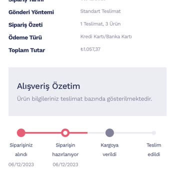 Penti Siparişim 2 Haftadır Kargoya Verilmedi