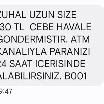 Ziraat Bankası Cebe Havalede Kod Gelmemesi