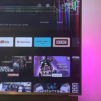Philips TV Ekranda Çizgi Hatası