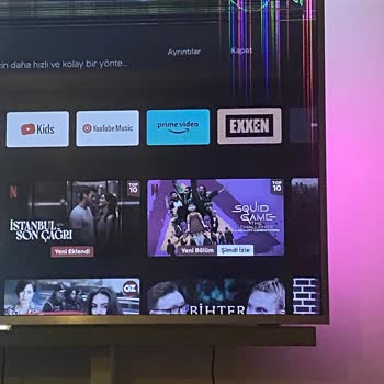 Philips TV Ekranda Çizgi Hatası