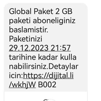 Turkcell Yurt Dışı Ek Paket Arama Yapmıyor