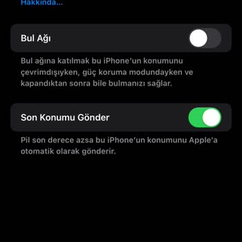 iPhone Bul Ağı Açılmıyor