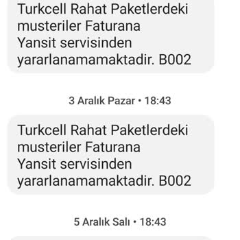 Turkcell Bildirim Mesajı Rahatsız Edici
