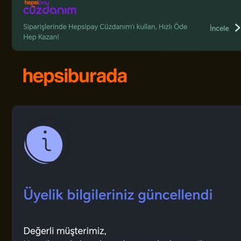 Hepsiburada Hesabımın Çalınması ve Haberim Olmadan İşlemler Yapılması