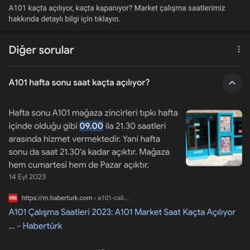 A101 Açılış Kapanış Saatlerine Uymuyor