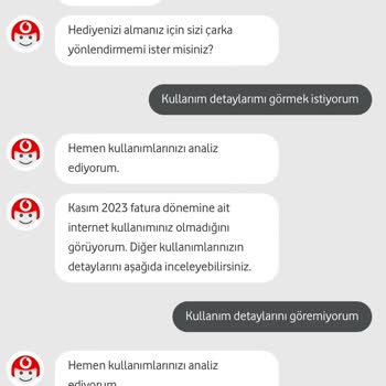 Vodafone Faturaya Yansıtılan, Kullanmadığım Paketin Ücreti