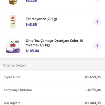 GetirÇarşı Siparişin Komple Eksik Olması!