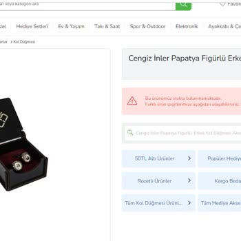 Cengiz İnler Siparişteki Görsel Dışında Ürün Yolluyor