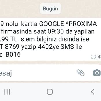 Google Hesabımdaki Kayıp Para Sorunu