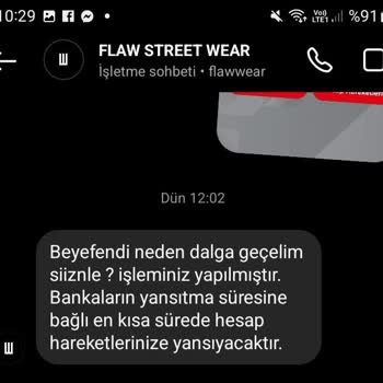 Flawwear İade Sorunu