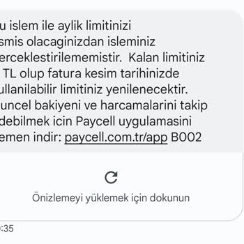 Turkcell Sürekli Aynı Mesajı Yolluyor
