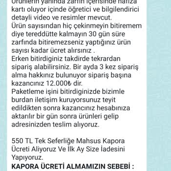 Tutku_kurumsalpaketleme Ek İş Niyetiyle İnsanları Aldatma