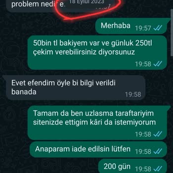 Betriyal 50.000Tl Paramı Ödemiyor