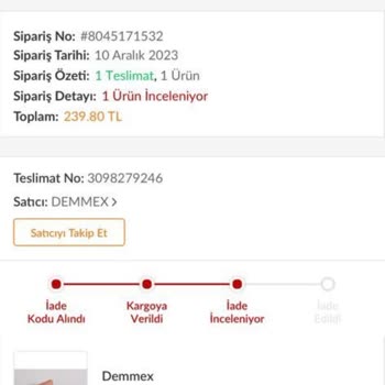 Aras Kargo Kargoyu Getirmedi. Üstelik Geri Göndermiş