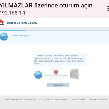 TTNET İnternet Bağlantı Problemi