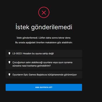 Epic Games Oyunu Satın Almak İsterken Alamamak