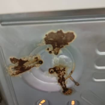 Bosch Marka Cam Ankastre Set Ocağı Paslanması