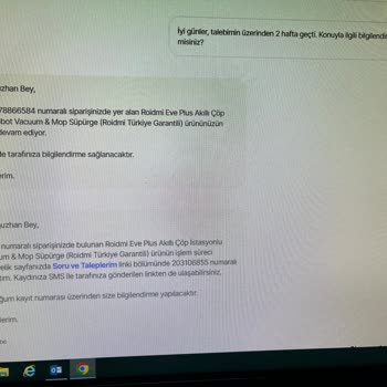 Hepsiburada-Teknik Servis İşlemleri Sonrası Ürünüm Eksik Teslim Edildi