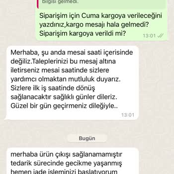 Arya Gross Ürün Tedarik Yalanı