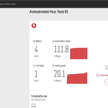 Vodafone Evde Net Taahhüt Yenileme