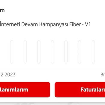 Vodafone Evde Net Taahhüt Yenileme