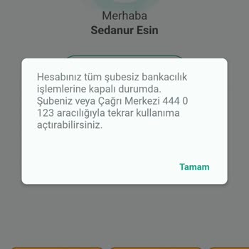 Kuveyt Türk Hesabım İçindeki Paramla Kapandı