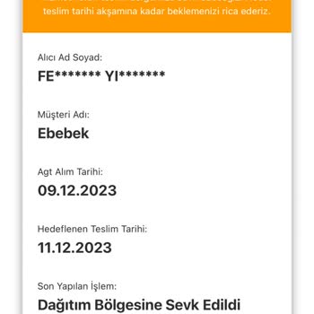 Kargo, Ebebek, AGT Kargo