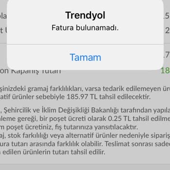 Trendyol Hızlı Market Trendyol Ulaşmayan Ürün İçin Ücret İademi Yapmıyor