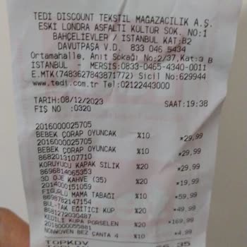 Tedi Mağduriyeti: Fiş Fotoğrafıyla Değişim Reddi