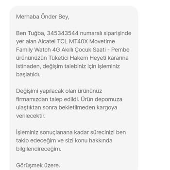 Hepsiburda.com Alcatel Mt40x Tüketici Hakem Heyeti Kararı Uygulanmıyor