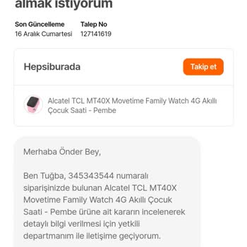 Hepsiburda.com Alcatel Mt40x Tüketici Hakem Heyeti Kararı Uygulanmıyor
