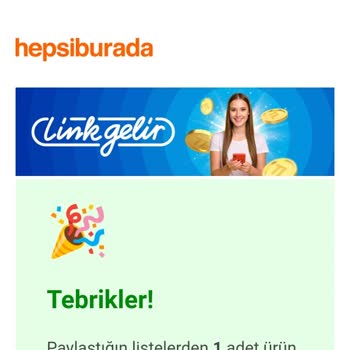 Hepsiburada Link Geliri Yatırmıyor